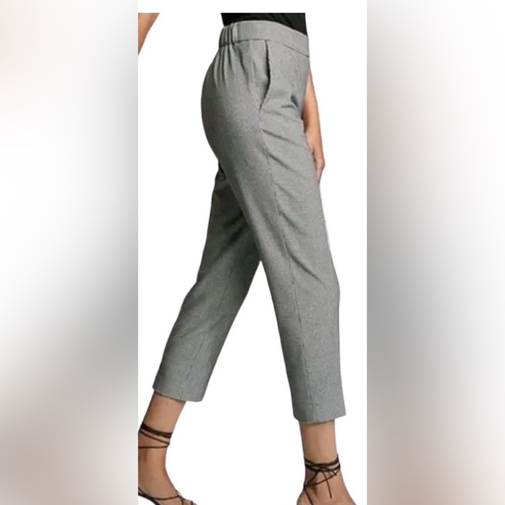 Aritzia Babaton Atelier Cohen Black and White Houndstooth Pants